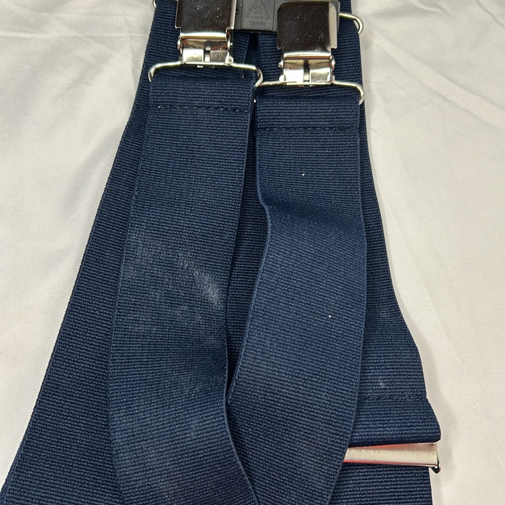 NWT CARHARTT navy blue rugged flex suspenders. Size 52. - Picture 7 of 9
